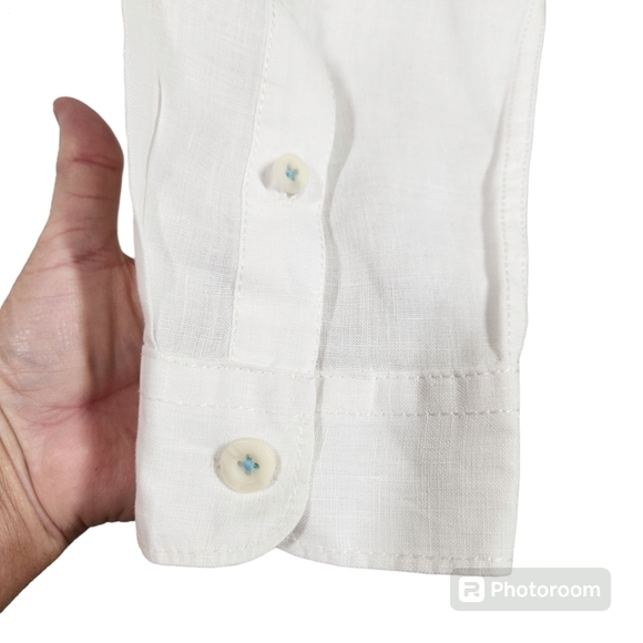 Tommy Bahama Shirt Men's 'Sea Glass Breezer' Relax 100% Linen Button Up, sz XXL - Picture 4 of 9